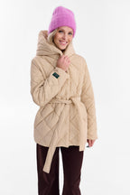 Anabelle Desert Moth Quilted Jacket