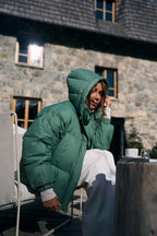 Umbria Oliven Måne dunjakke