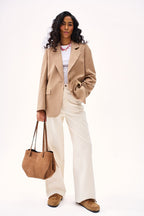 Gold Rush Leather Shopper Bag