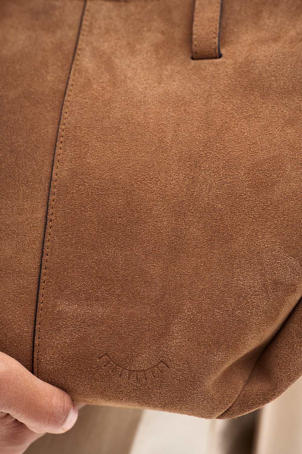 Gold Rush Leather Shopper Bag