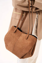 Gold Rush Leather Shopper Bag