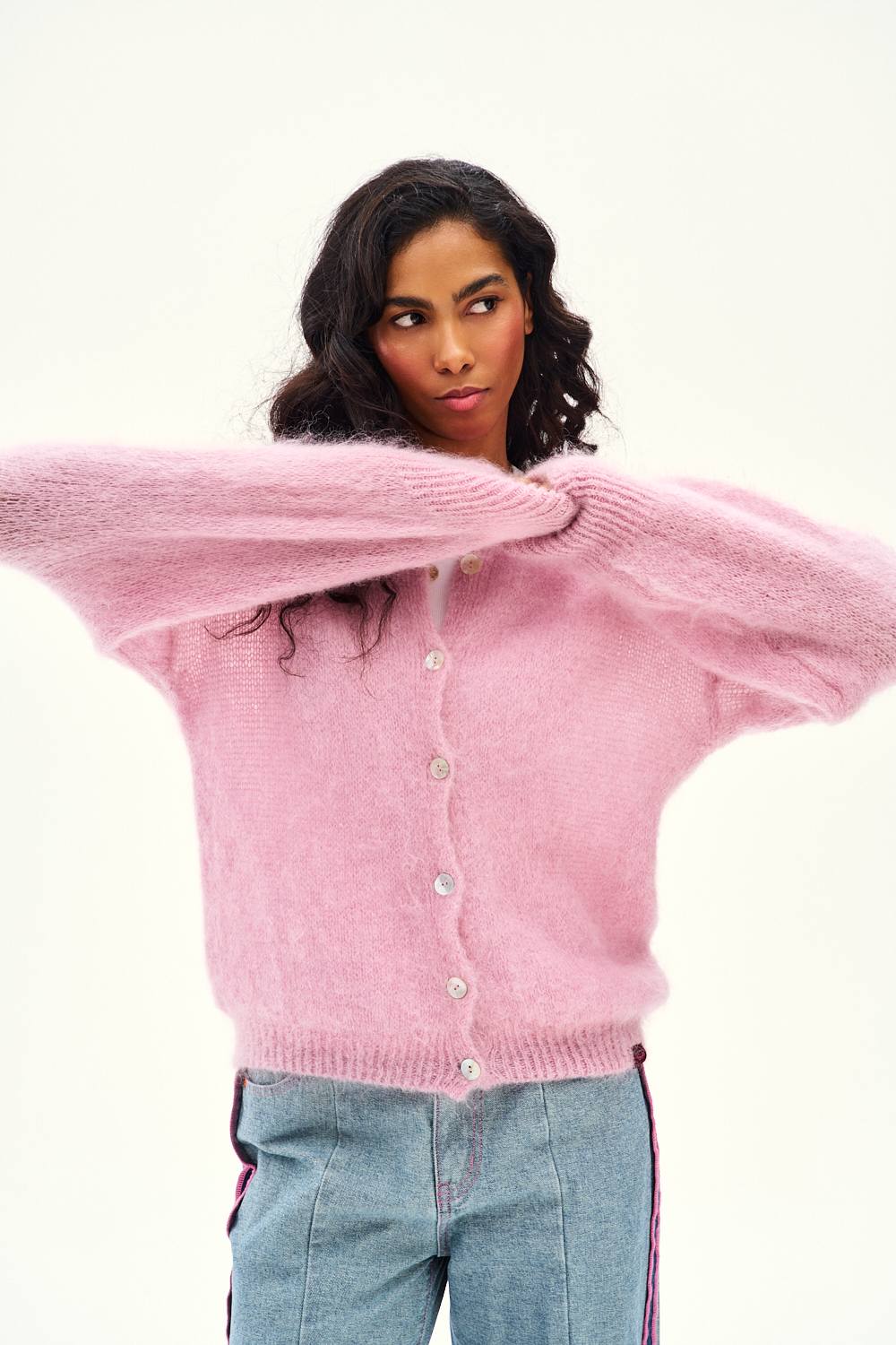 Milkshake mohair cardigan