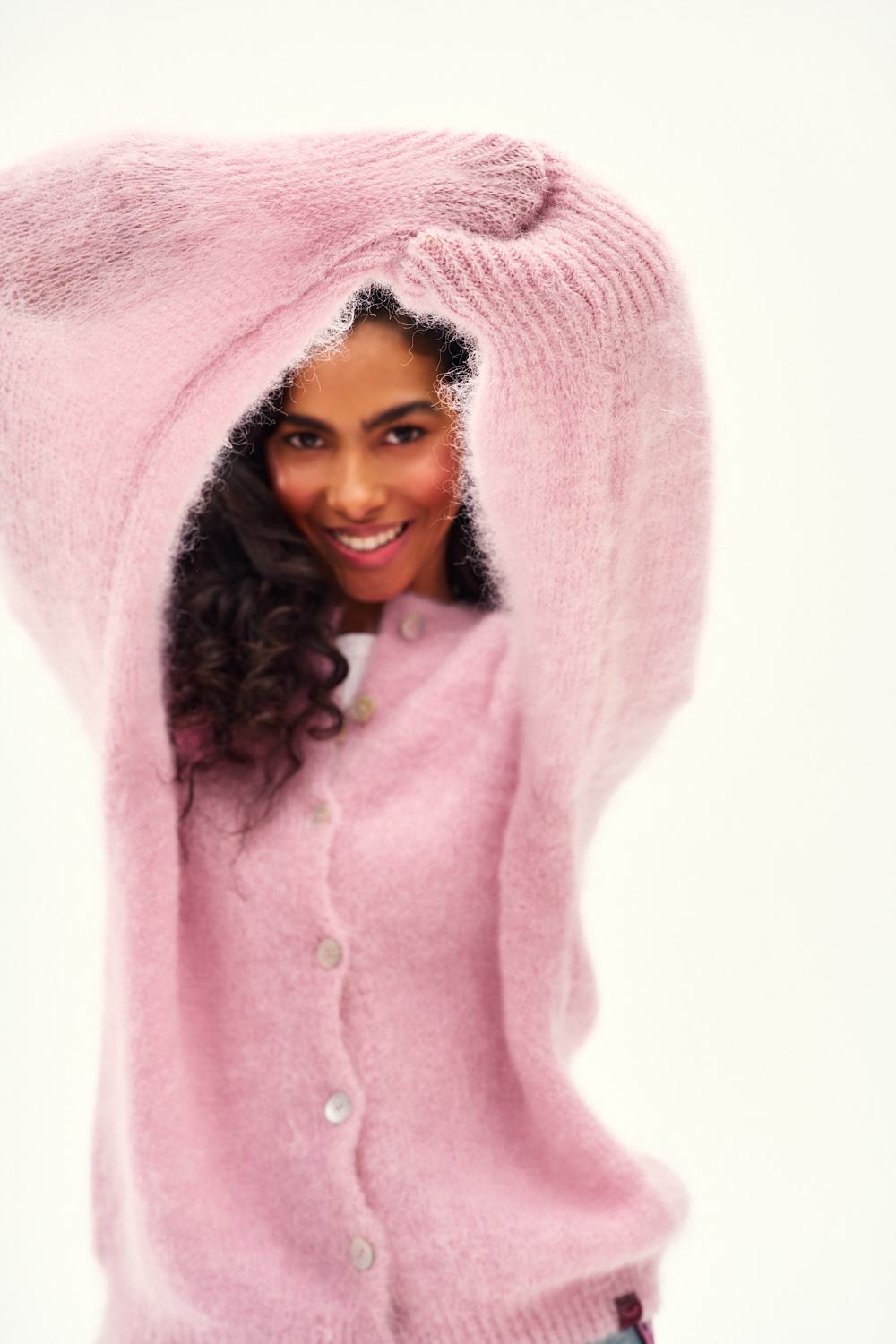 Milkshake mohair cardigan