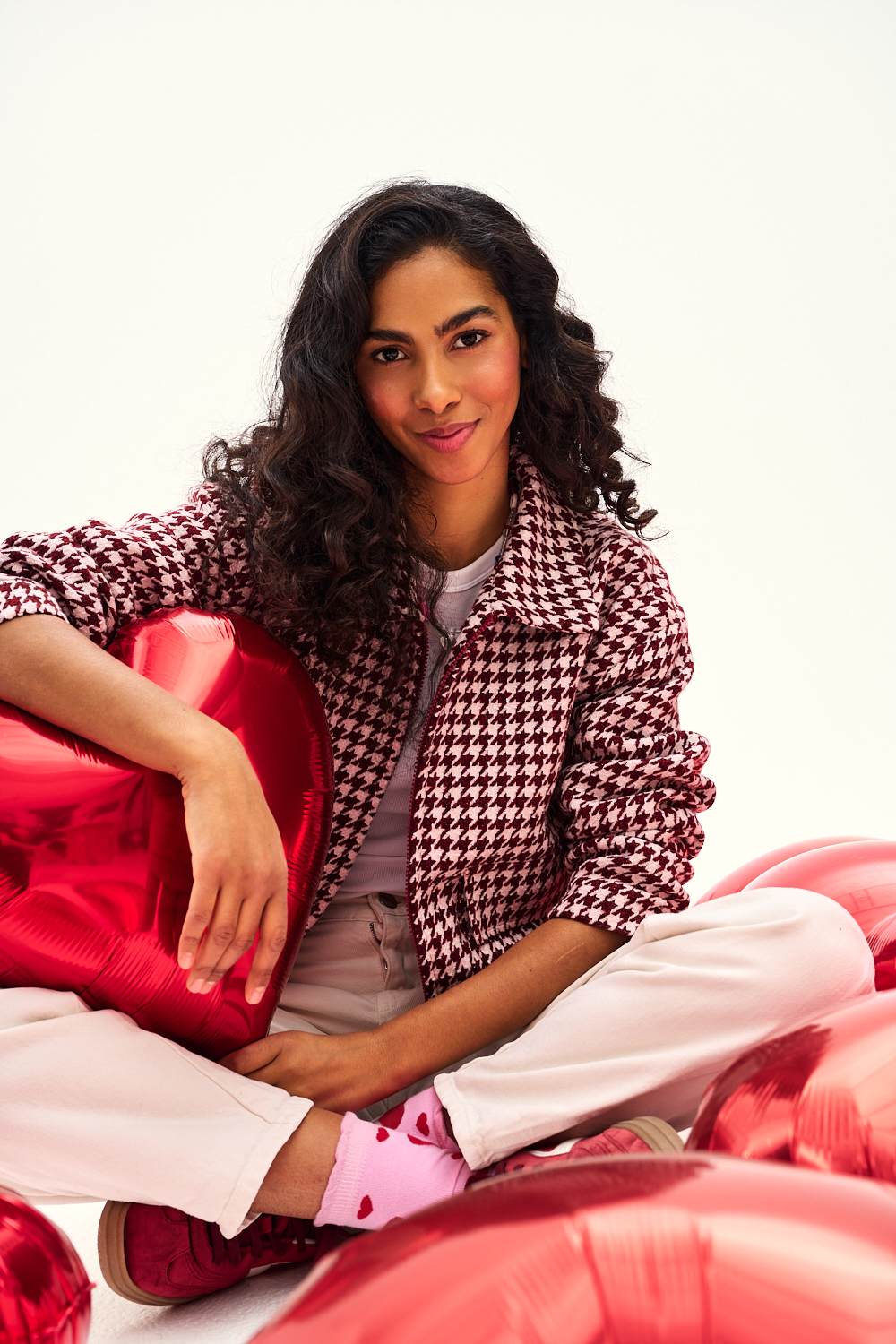 Berry Spark Wool Jacket