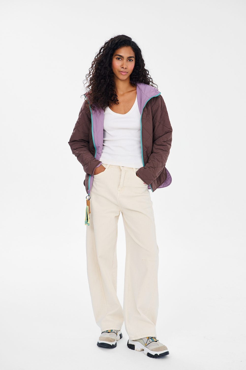 Poppy Cinnamon Dusk Reversible Hooded Jacket