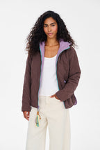 Poppy Cinnamon Dusk Reversible Hooded Jacket