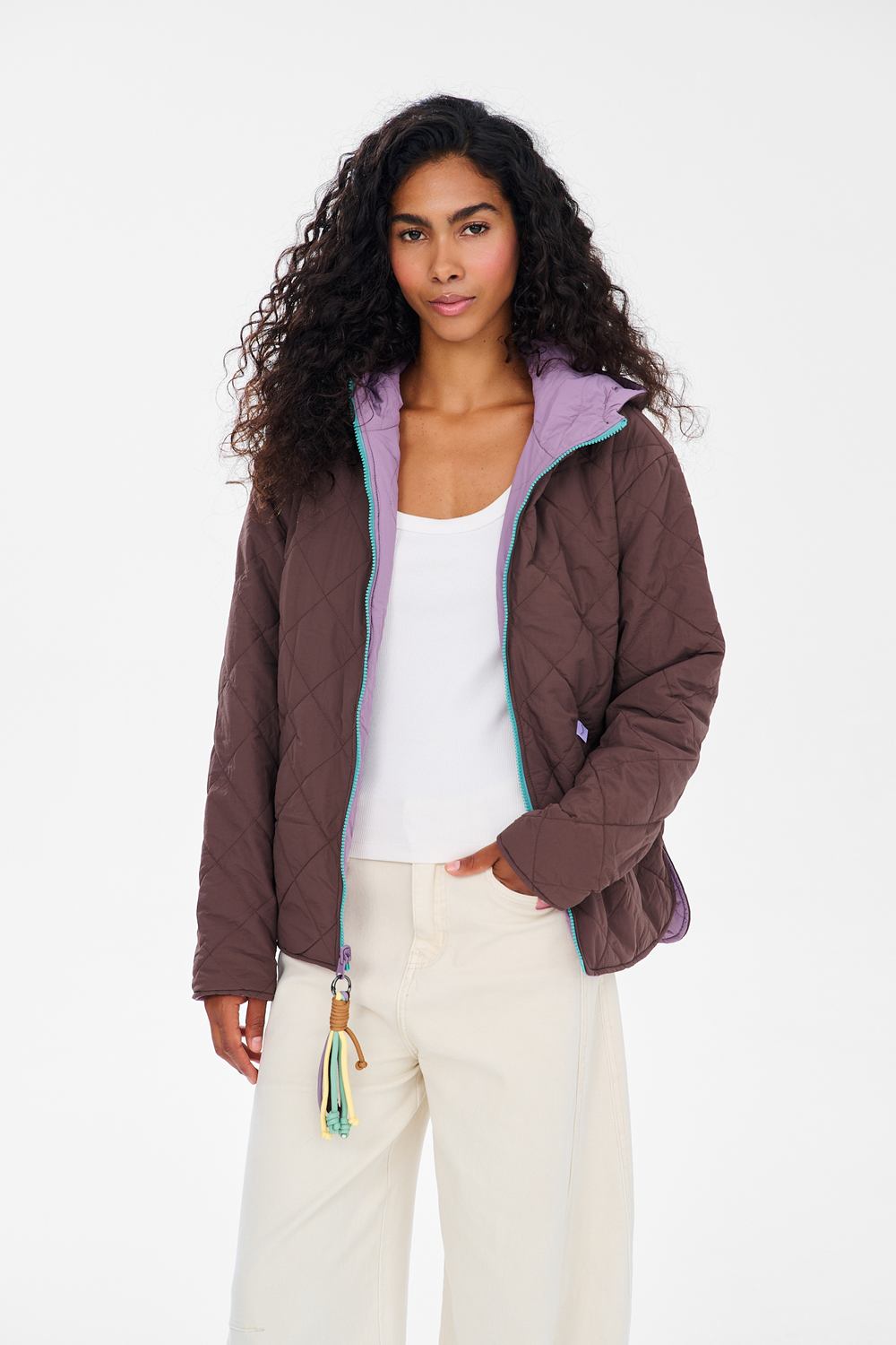 Poppy Cinnamon Dusk Reversible Hooded Jacket