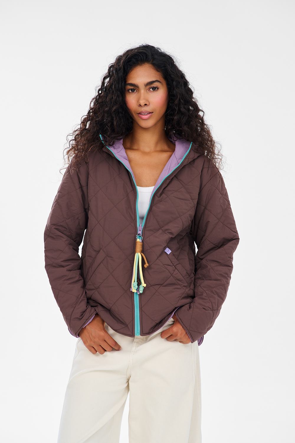 Poppy Cinnamon Dusk Reversible Hooded Jacket