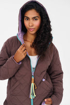 Poppy Cinnamon Dusk Reversible Hooded Jacket