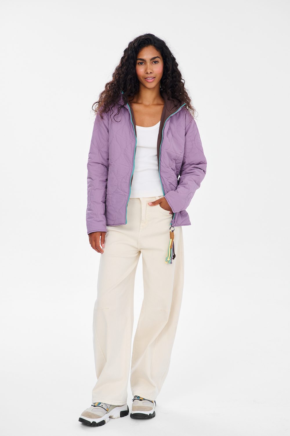 Poppy Cinnamon Dusk Reversible Hooded Jacket