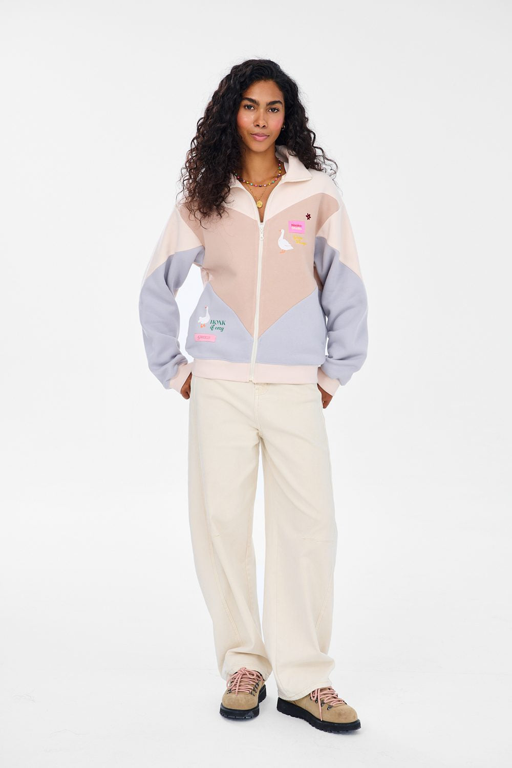 Cozy Honks Club Zip-Up Sweatshirt