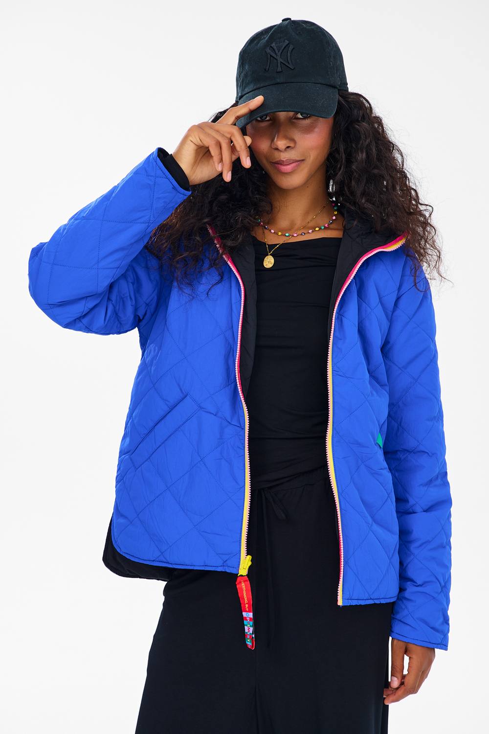 Poppy Mismatched Reversible Hooded Jacket