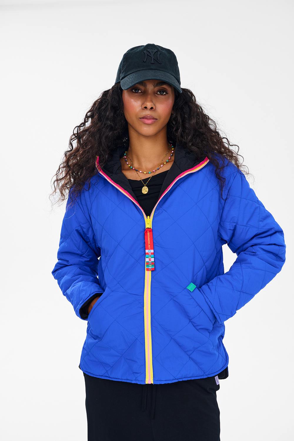 Poppy Mismatched Reversible Hooded Jacket