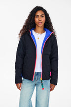 Poppy Mismatched Reversible Hooded Jacket