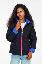 Poppy Mismatched Reversible Hooded Jacket