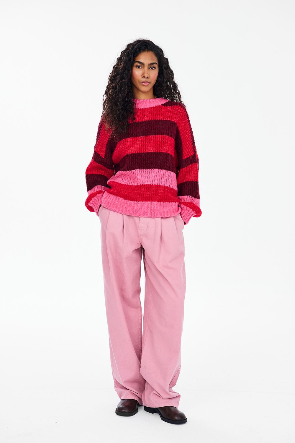 Berry Flame Wool Sweater