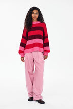 Berry Flame Wool Sweater