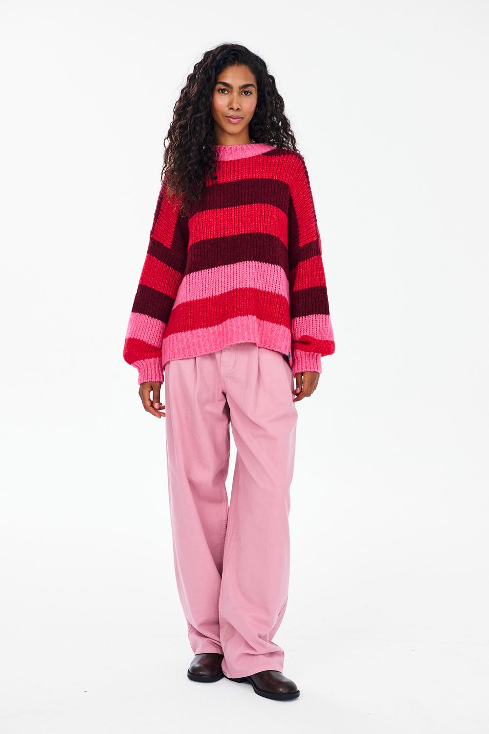 Berry Flame Wool Sweater
