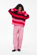 Berry Flame Wool Sweater