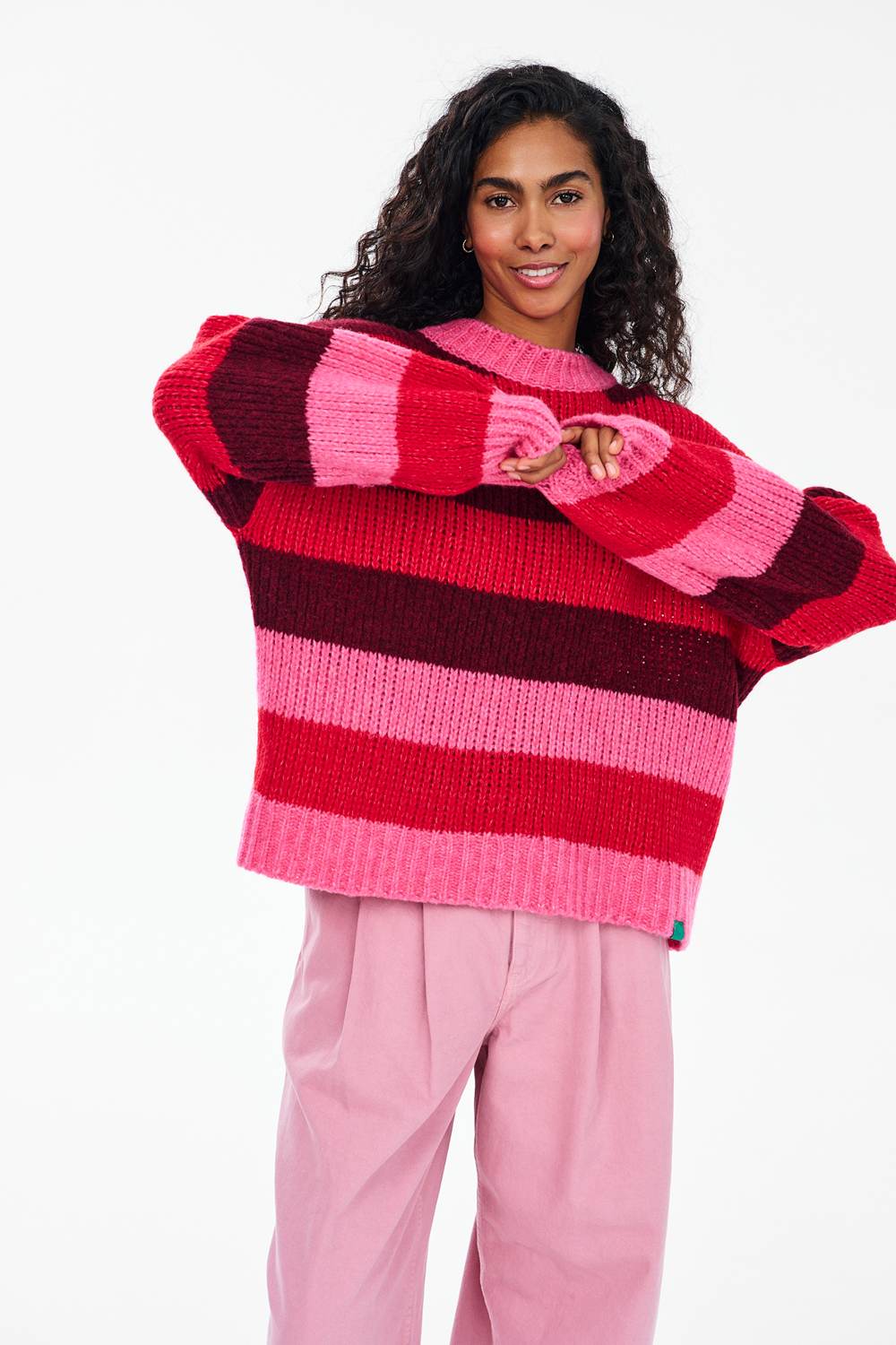Berry Flame Wool Sweater