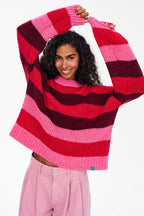 Berry Flame Wool Sweater