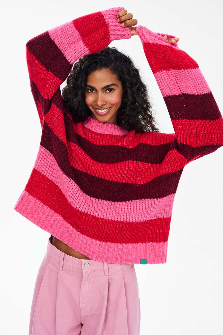 Berry Flame Wool Sweater