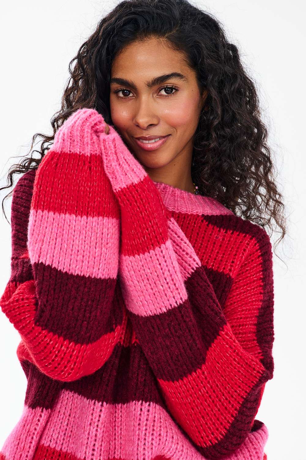 Berry Flame Wool Sweater
