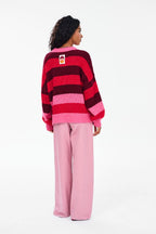 Berry Flame Wool Sweater