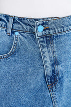 Blue Tale Midi Denim Skirt