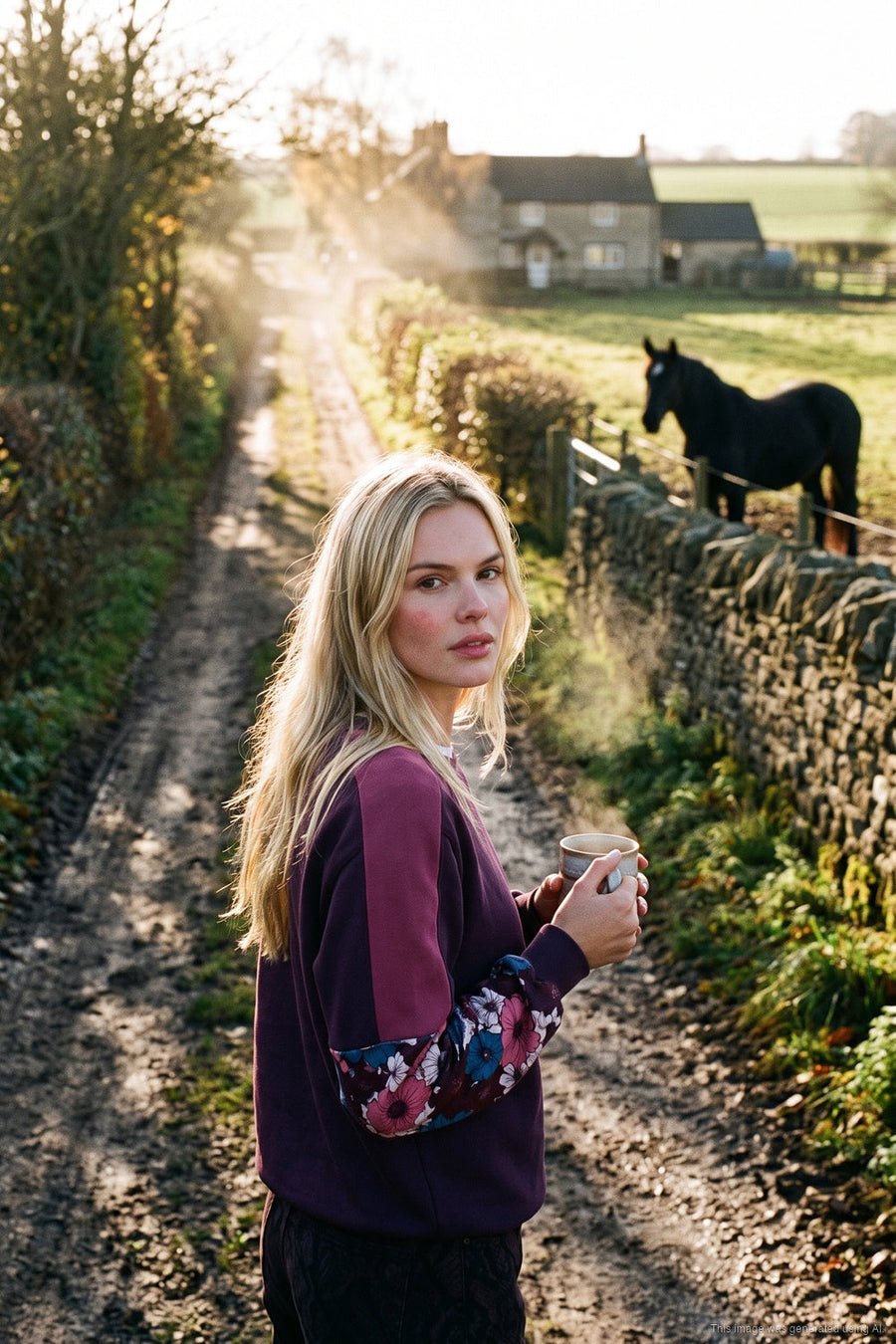 Flowing Grace sweatshirt