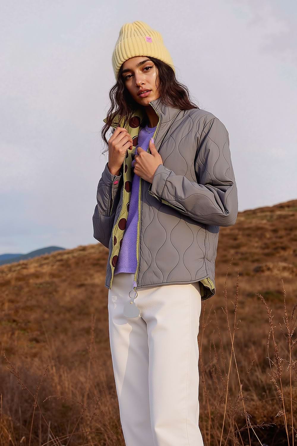 Poppy Dot It Up double-sided jacket