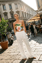 Pantalon large ajouré Daisy