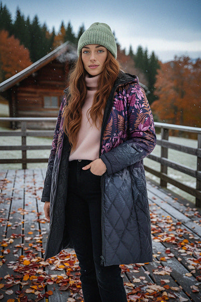 Fern Flower reversible coat – NAOKO-STORE.com