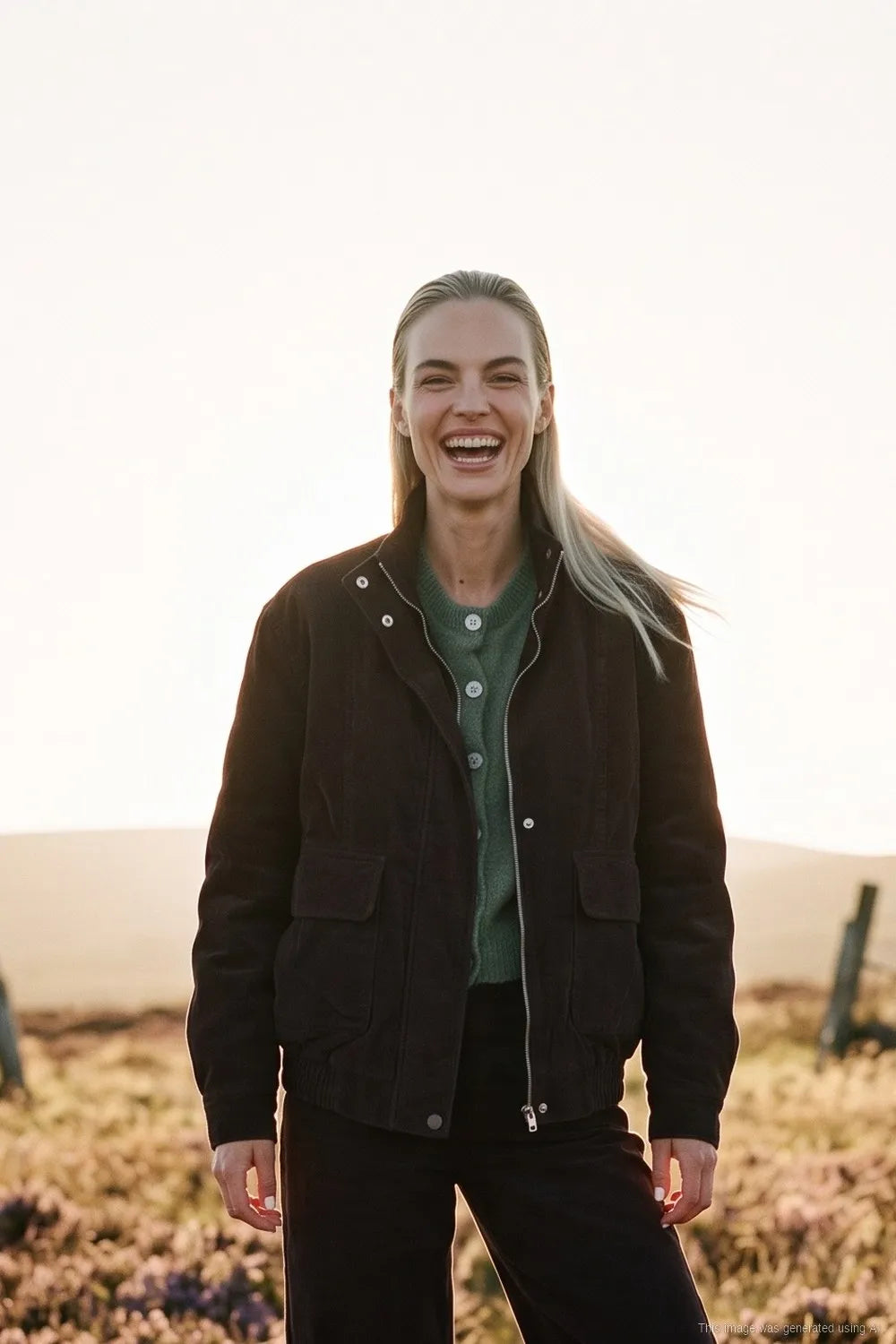 Damson Fields -corduroy-bomber-takki