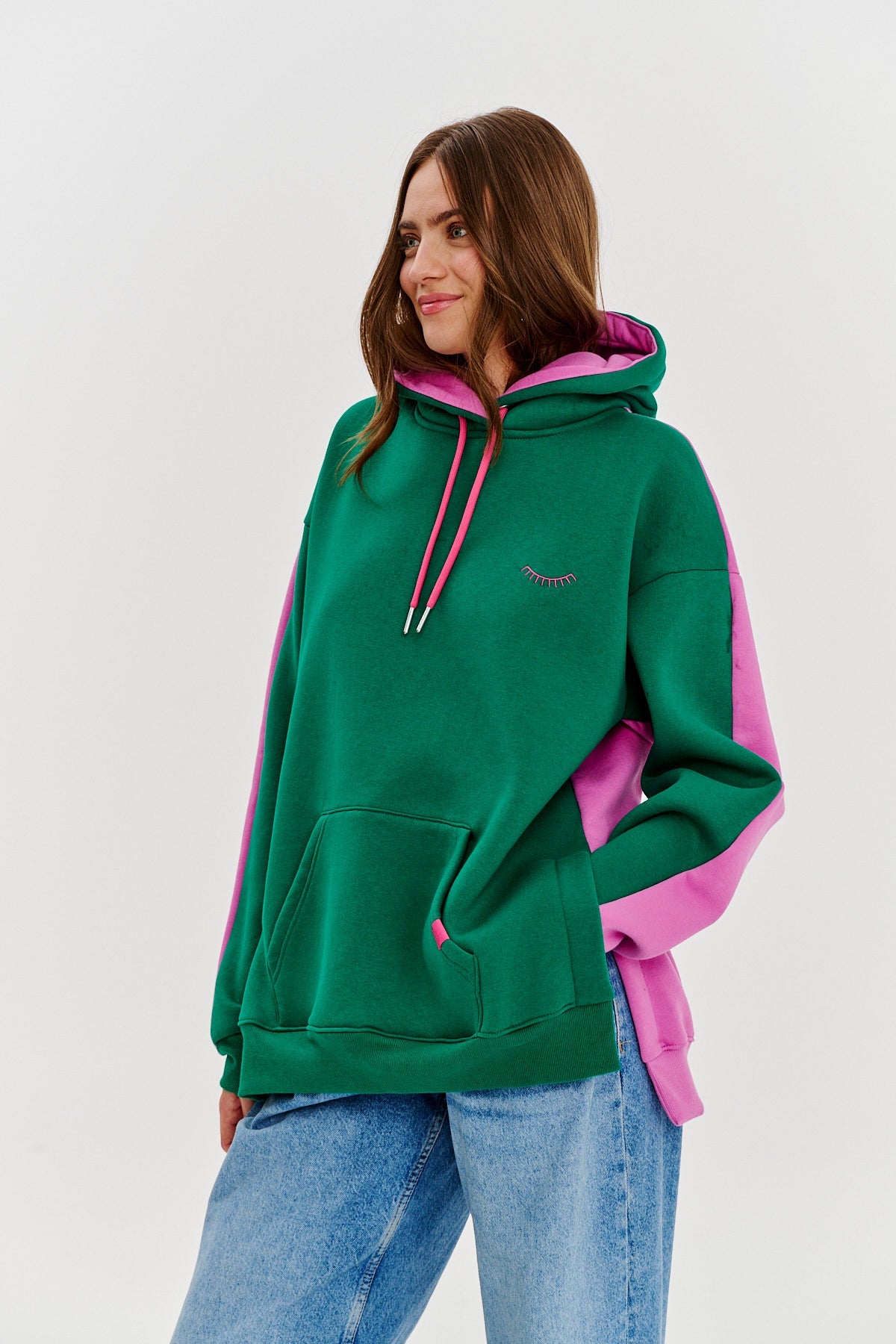 Felpa con cappuccio Candy Forest