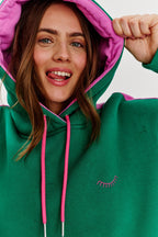 Felpa con cappuccio Candy Forest
