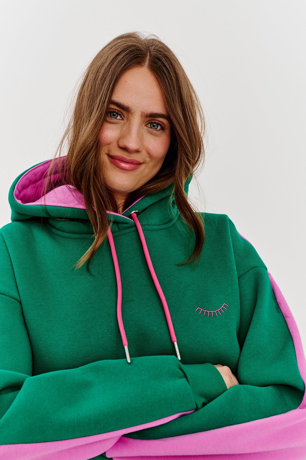 Felpa con cappuccio Candy Forest