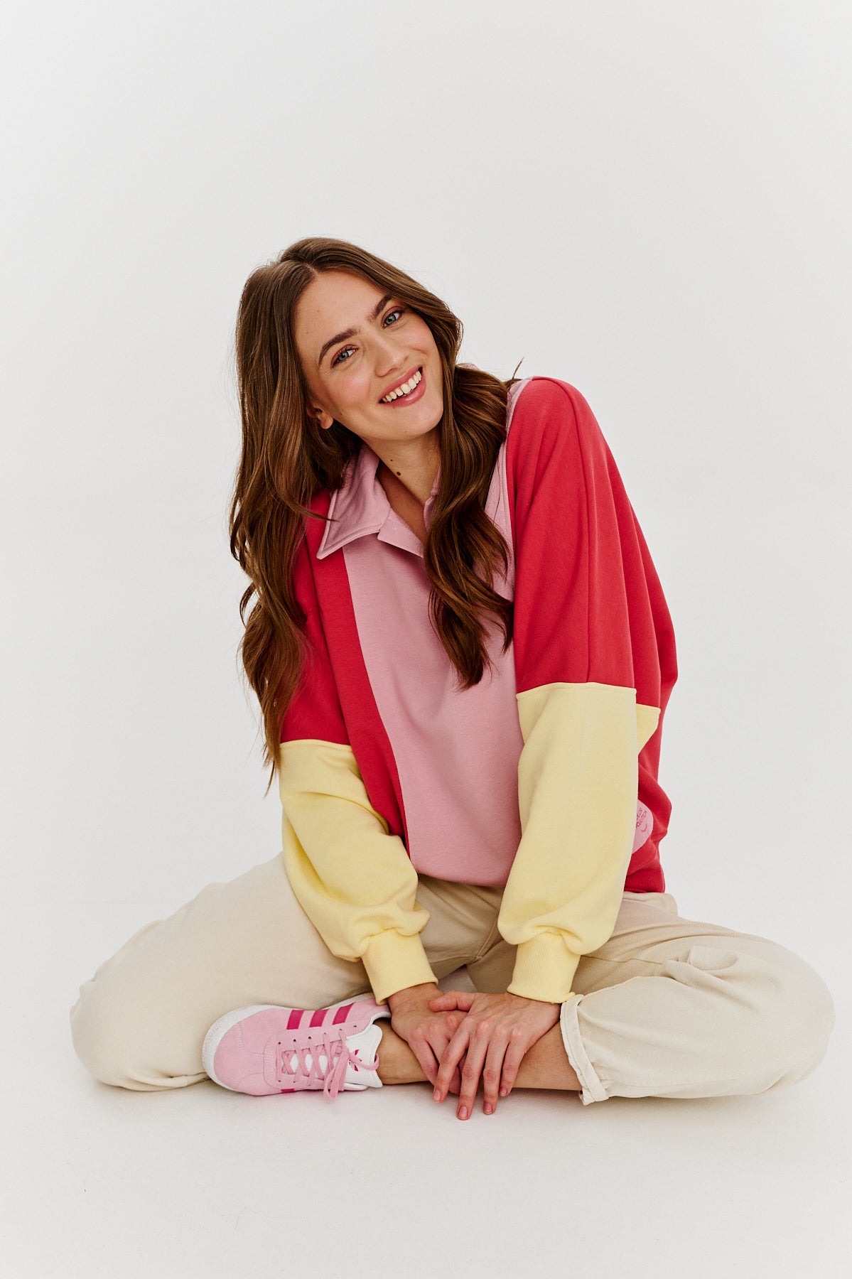 City Sunset Polo-Sweatshirt
