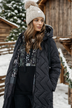 Manteau matelassé réversible Moss Garden