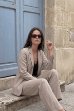 Sacou din in Cold Champagne