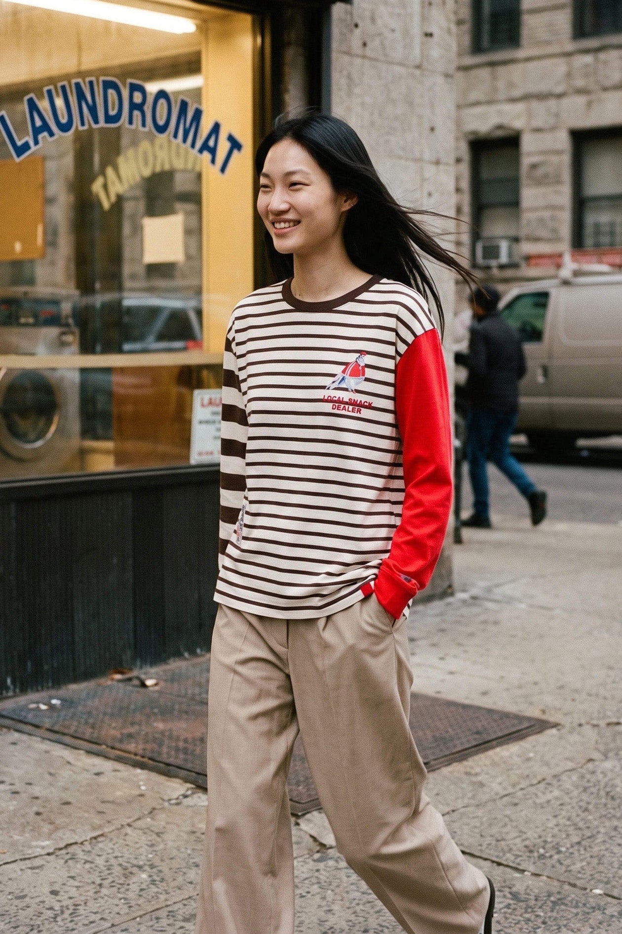 Long-Sleeve "Snack Dealer" Shirt