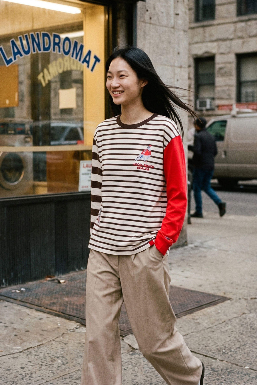 Long-Sleeve "Snack Dealer" Shirt