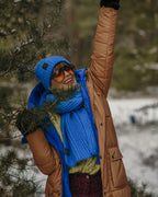 Flauschige Wolkenmütze