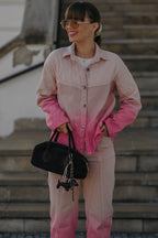 Pantaloni din denim Strawberry Bubblegum