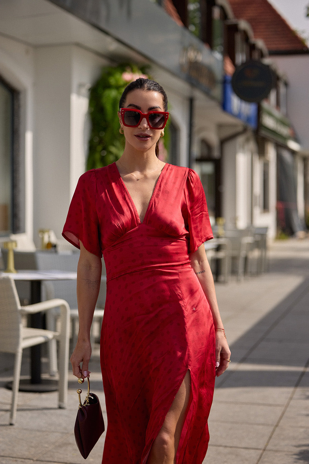 Abito midi Mulberry Charm