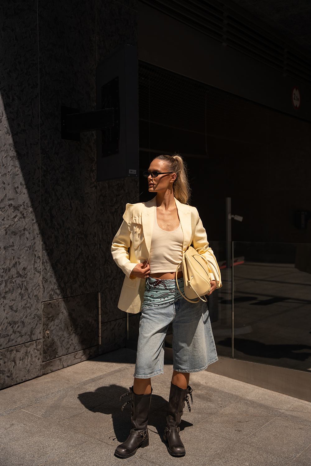 Here Comes the Sun linen blazer