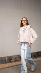 Jeansi Secret Shine cu crac larg