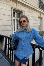 Sunrise Somewhere Denim Shirt