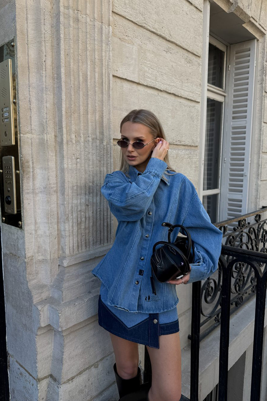Sunrise Somewhere Denim Shirt