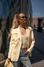 Here Comes the Sun linen blazer